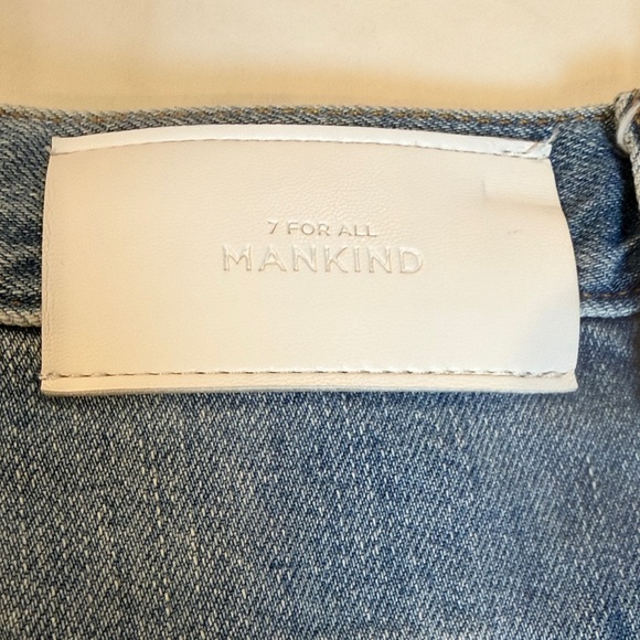 7 Of All Mankind Woman’s Easy Straight Jeans In Palma Rosa Size 31 - Picture 3 of 8